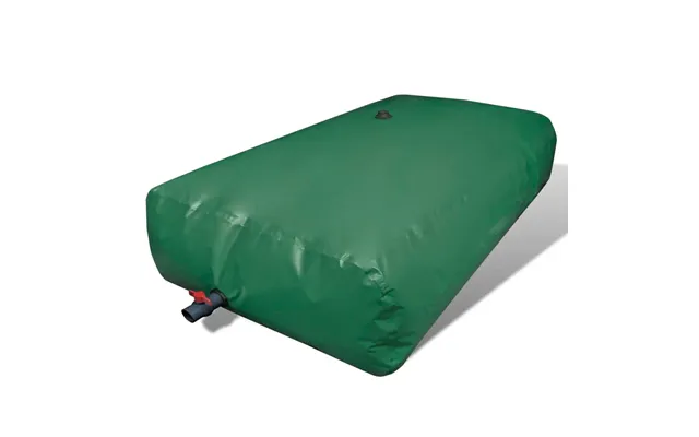 Sammenklappelig Vandbeholder Pvc - Grøn 2100 L