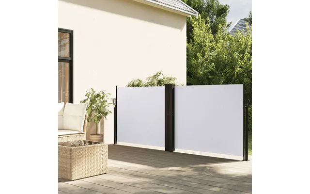 Sammenrullelig Sidemarkise Hvid - 120 X 1200 Cm