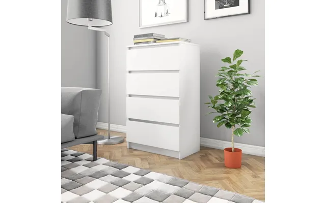 Skænk 60x35x98,5 Cm Konstrueret Træ - Hvid