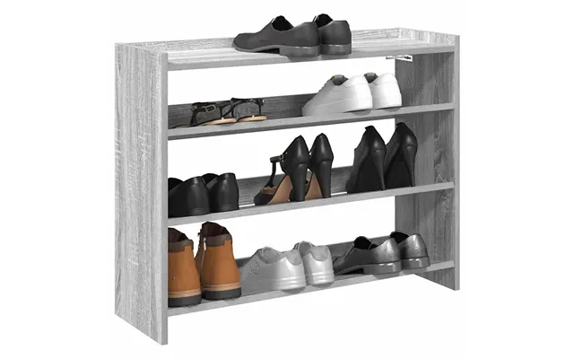 Skoreol 80x25x Konstrueret Træ Grå Sonoma-eg - 80 Cm 62 Cm