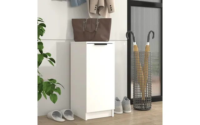 Skoskab 30x35x70 Cm Konstrueret Træ - Hvid