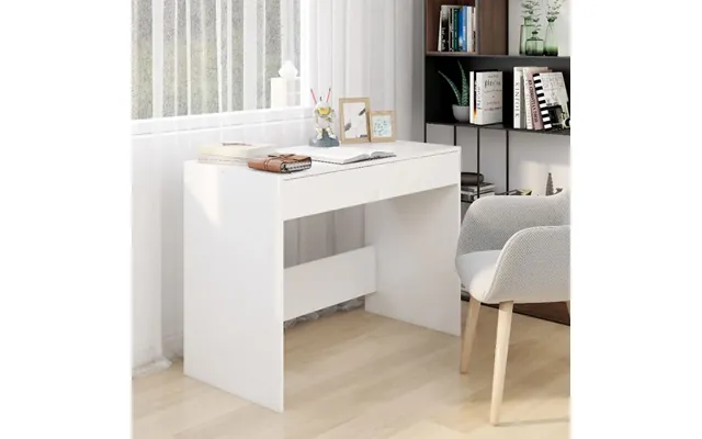 Skrivebord 101x50x76,5 Cm Konstrueret Træ - Brun Eg