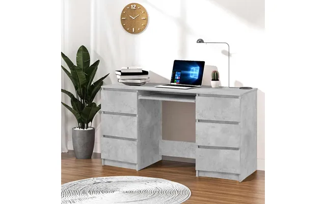 Skrivebord 140x50x77 Cm Konstrueret Træ - Sonoma-eg