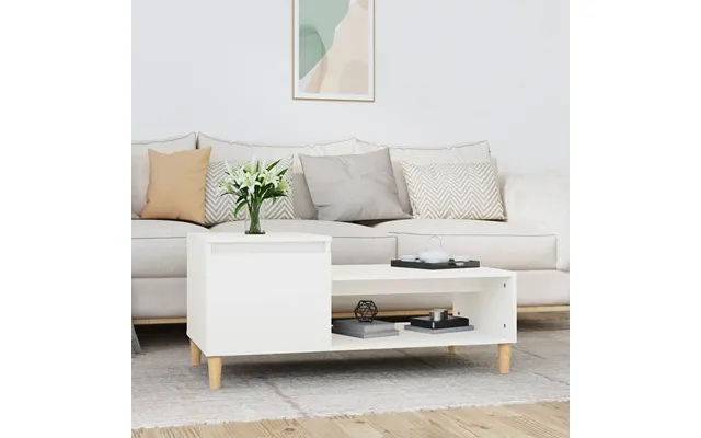 Sofabord 100x50x45 Cm Konstrueret Træ - Grå Sonoma-eg