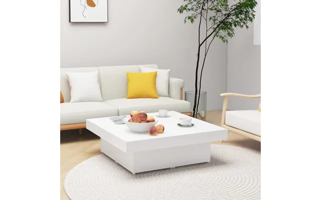 Sofabord 90x90x28 Cm Konstrueret Træ - Betongrå