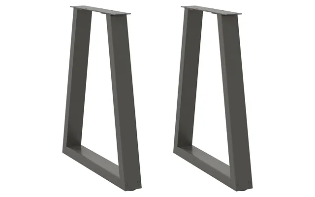 Sofabordben A-formet Stål Antracitgrå - 2 80 X 72-73.3 Cm