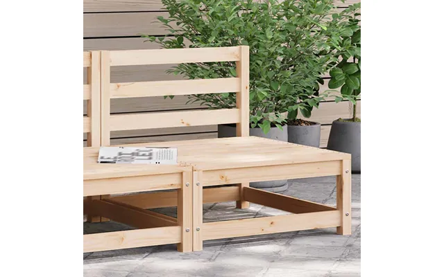 Sofamodul Til Havesofa 70x70x67 Cm Uden Armlæn Massivt Fyrretræ