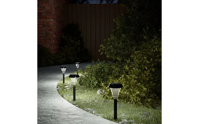 Solcellelamper Med Jordspyd - Hvid 12 Model 4