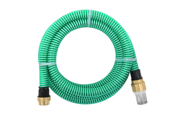 Sugeslange Med Messingkoblinger 1,1 Pvc - Sort Uden Flydesæt 5 M