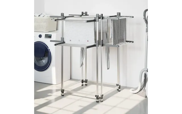 Tørrestativ 107x107x120 Cm Aluminium