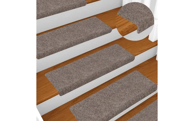 Trappemåtter Tuftet 65x21x4 Cm - 15 Sort