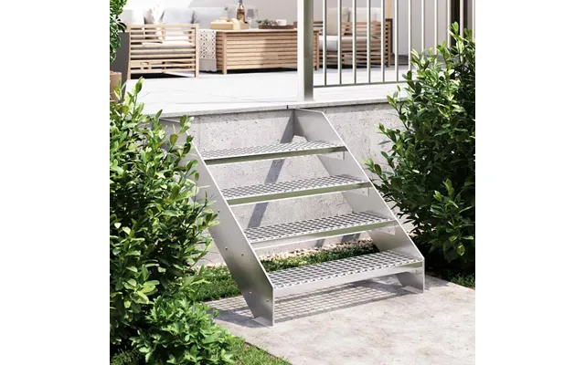 Trappetrin Trinrist Galvaniseret Stål - Trykpresset 90 X 24 X 7 Cm