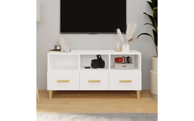 Tv-bord 102x36x50 Cm Konstrueret Træ - Grå Sonoma-eg