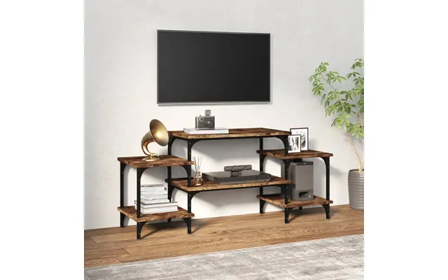 Tv-bord Konstrueret Træ - 197 Cm Røget Eg