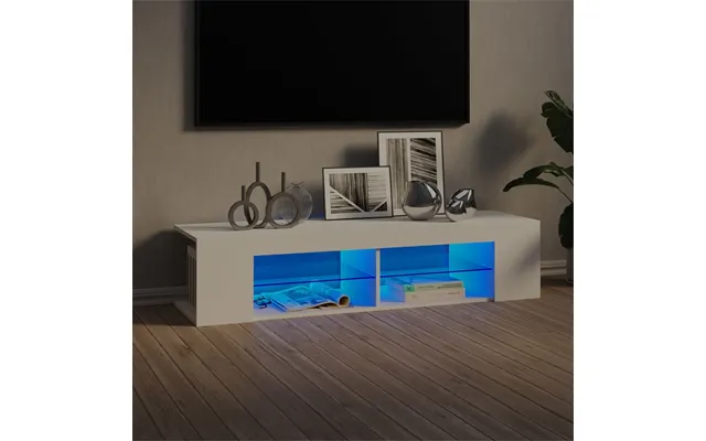 Tv-skab Med Led-lys 135x39x30 Cm - Sonoma-eg