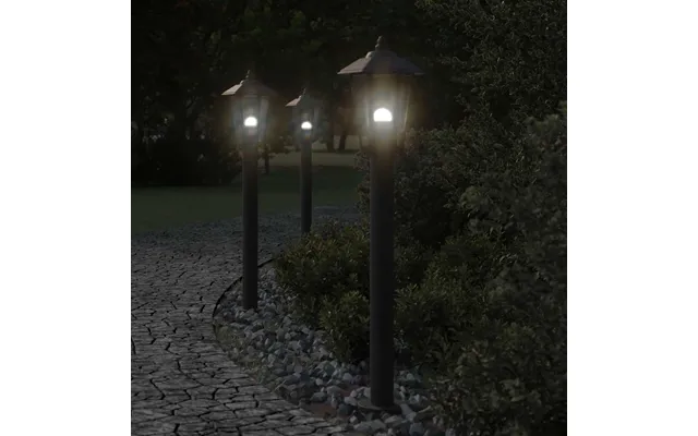 Udendørs Standerlampe Stål - Sølv 120 Cm 1