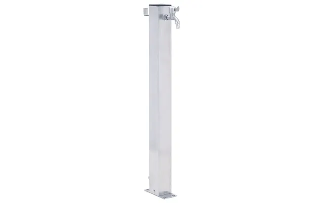 Vandsøjle Rustfrit Stål - Rund 40 Cm