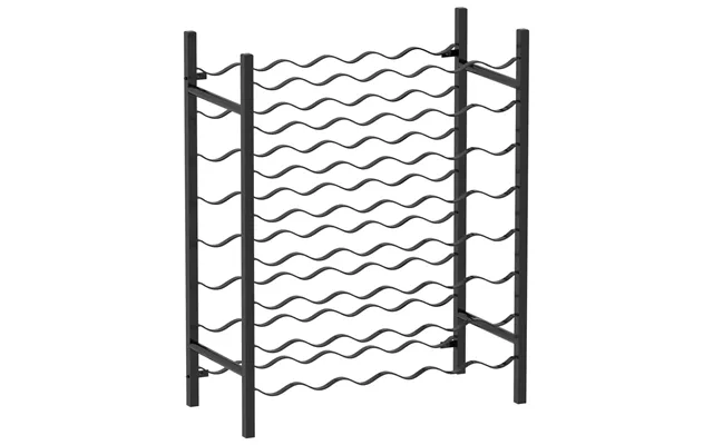Vinreol Til 48 Flasker Metal - 48 Hvid