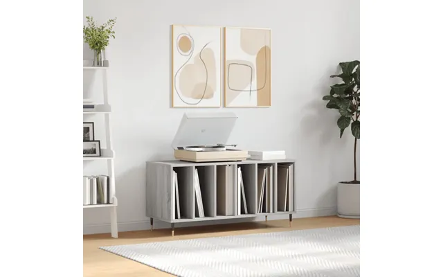Vinylskab 100x38x48 Cm Konstrueret Træ - Hvid