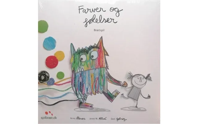 Farver Og Følelser Brætspil - Anna Llenas