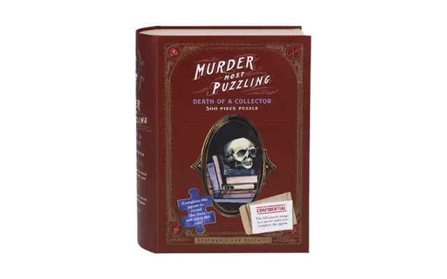 Murder Most Puzzling Death Of A Collector 500-piece Puzzle - Stephanie Von Reiswitz