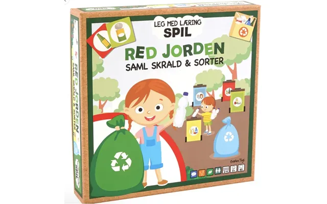 Red Jorden, Saml Skrald Og Sorter - Lærings Brætspil