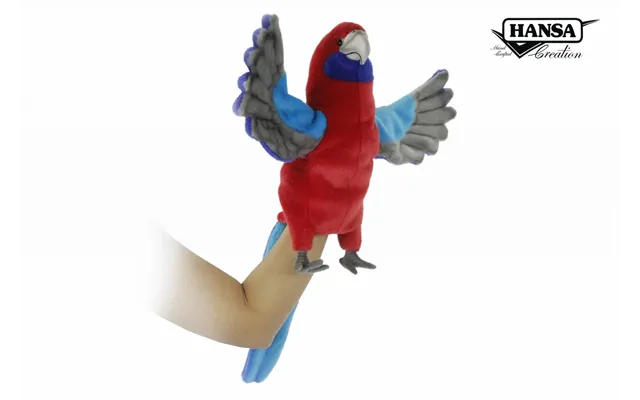 Crimson Rosella Puppet Hånddukke Hansa Creation Born Copenhagen