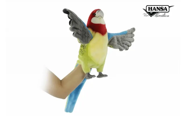 Eastern Rosella Puppet Hånddukke Hansa Creation Born Copenhagen