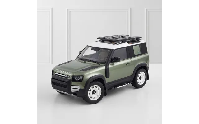 Almost Real - Land Rover Defender 90 Modelbil Med Roof Pack 2020 Pangea Green 1 18