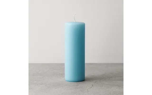 Bloklys Stearin, Blå Lilla, Forskellige Størrelser - 5x10-cm