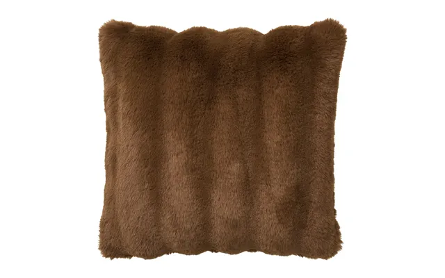 Fluffy Brun Sofapude 45x45 Cm