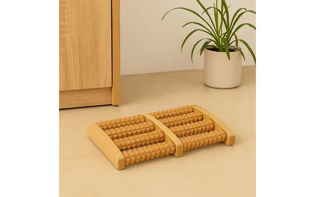 Fodmassage Traditionel Trærulle 2x5