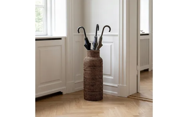 Kaya Paraplyholder I Rattan Flet Naturlig Brun