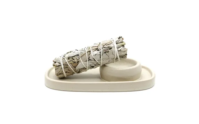 Keramisk Palo Santo Brænder Antik Creme - 16,5 Cm