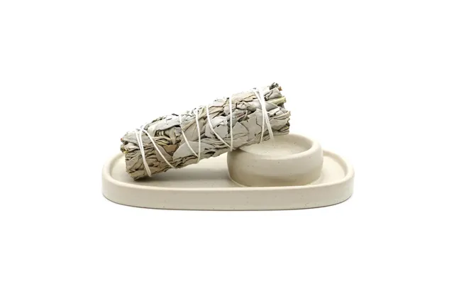 Keramisk Palo Santo Brænder Antik Creme - 16,5 Cm