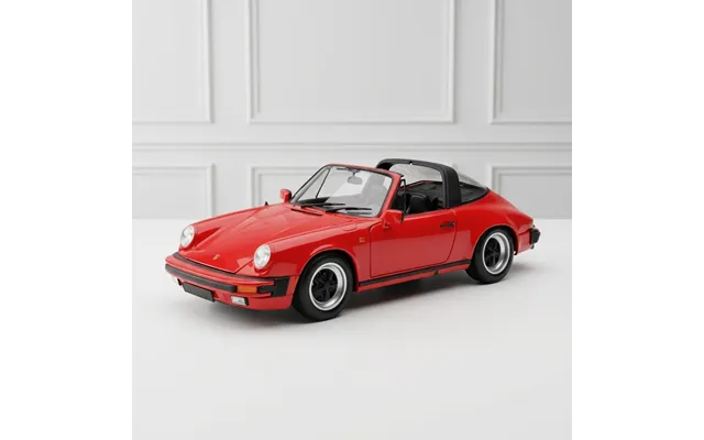 Minichamps Porsche 911 Carrera 3.2 Targa 1983 Rød Modelbil 1 18
