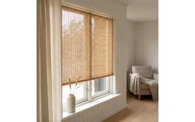 Rullegardin I Natur Bambus Størrelser - 150x160-cm