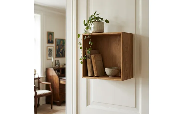 Væghylde I Egetræ - Fsc 100% 30×18×h30 Cm