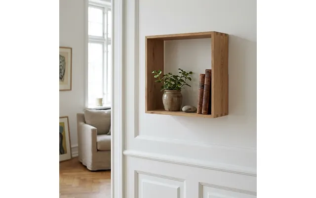 Væghylde I Egetræ Fsc 100% 30×18×h30 Cm