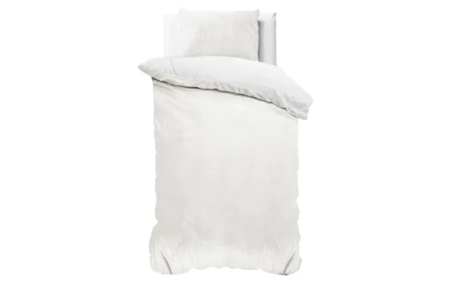 Velvet Uni Dynebetræk 140x220 Cm Blødt Velour Og Åndbar Microperkal Inkl