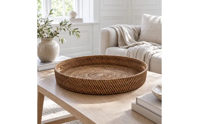Viken Stor Rattan Bakke - Håndflettet