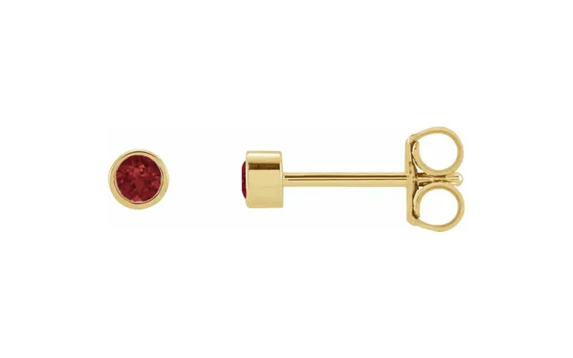 Petit Bezel 14kt Granat