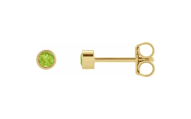 Petit Bezel 14kt Peridot
