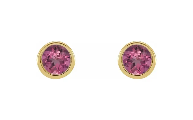Petit Bezel 14kt Pink Turmalin