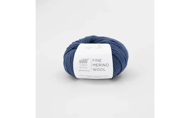 Fine Merino Wool - Grey Blue