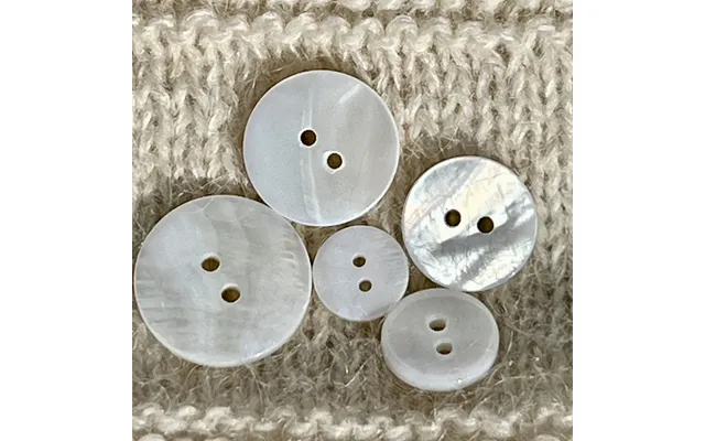 Knap 20 Mm - Ægte Perlemor