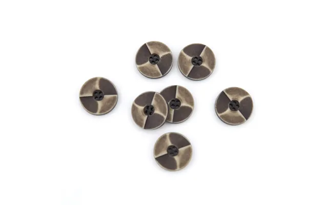 Knap 20 Mm - Meleret Sten-look Brun Beige