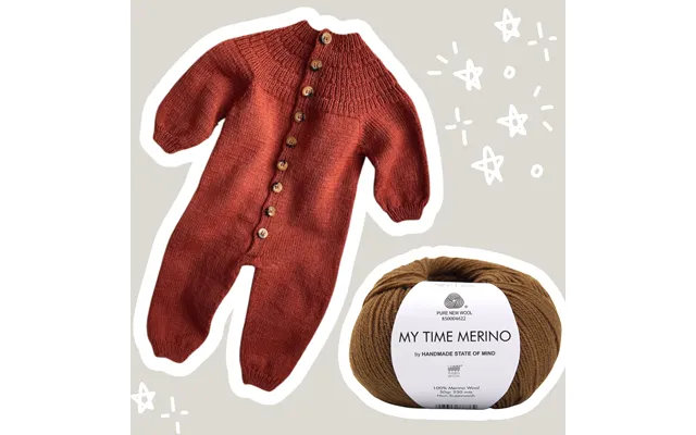 Strikkekit Ankers Heldragt I My Time Merino - 4-12 Mdr.