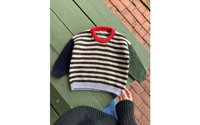 Strikkekit Holger Sweater I Kroopa Wool - 1-2 2-3 3-4 4-5 5-6 År