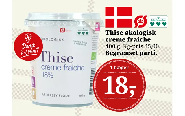 Thise Økologisk Creme Fraiche